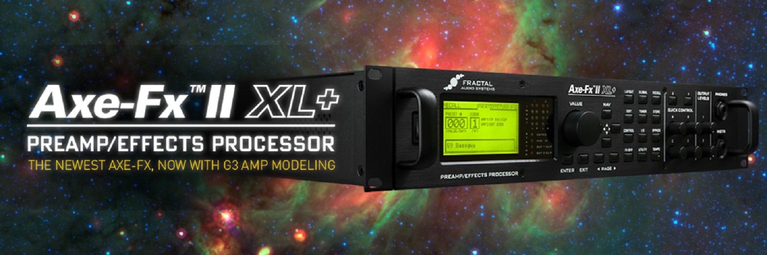 Fractal Audio Axe Fx Ⅱ XL+ +専用フットコントローラー